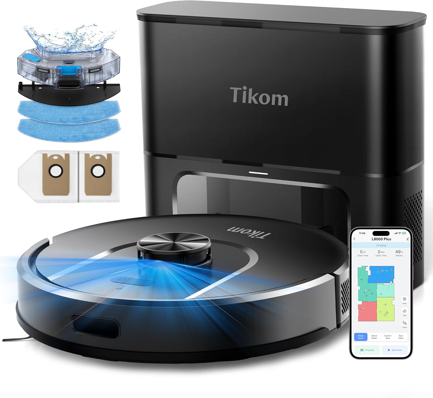 Tikom L8000 Plus with Self-Emptying Base